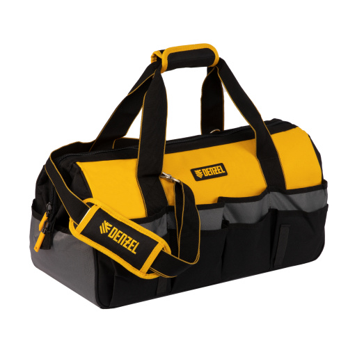 Сумка для инструмента, 500х245х300 мм, 20 карман.,съемный органайз. 10 карман.,наплеч. рем. Denzel купить в Москве с доставкой по всей России | ProtosMarket.ru