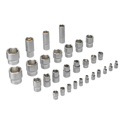 Набор инструментов, 1/2", 1/4", CrV, S2, пластиковый кейс, 100 предметов Denzel купить в Москве с доставкой по всей России | ProtosMarket.ru