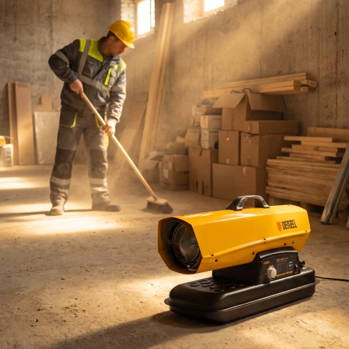 Дизельная тепловая пушка DHG-25i, 25 кВт, 600 м3/ч, прямой нагрев, термостат Denzel купить в Москве с доставкой по всей России | ProtosMarket.ru