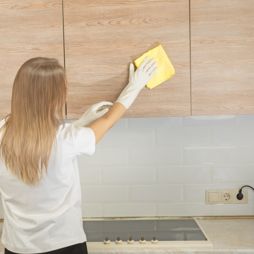 Салфетка универсальная из микрофибры 300 x 300 мм, желтая, Home Palisad купить в Москве с доставкой по всей России | ProtosMarket.ru