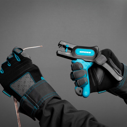 Щипцы для зачистки электропроводов 0.2-6 мм2 (10-24 AWG), лезвие: нержавеющая сталь Gross купить в Москве с доставкой по всей России | ProtosMarket.ru