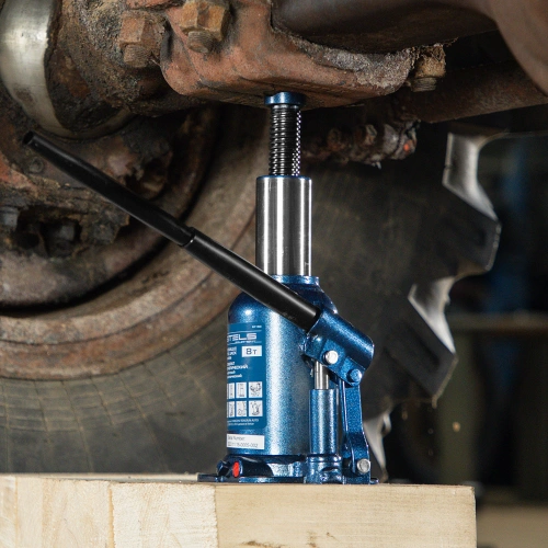 Домкрат гидравлический бутылочный телескопический, 8 т, подъем 180-410 мм Stels купить в Москве с доставкой по всей России | ProtosMarket.ru