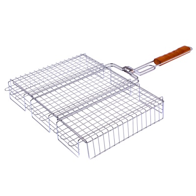 Решетка гриль 315 х 410 х 70 мм, объемная, хромированная Camping Palisad купить в Москве с доставкой по всей России | ProtosMarket.ru