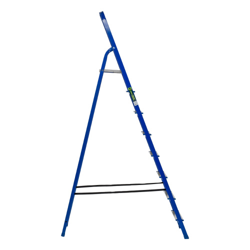 Стремянка, 8 ступеней, стальной профиль, алюминиевые ступени Сибртех купить в Москве с доставкой по всей России | ProtosMarket.ru