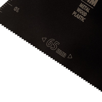 Насадка для МФИ режущая прямая, BiM, по металлу и дереву, 65 x 1.2 мм, мелкий зуб Denzel купить в Москве с доставкой по всей России | ProtosMarket.ru