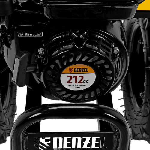 Мотоблок DPT-370X, 7 л.с, дисковое сцепление, ширина 90 см, глубина 35 см, фрез 3 х 4, ВОМ, передачи 3В/1Н Denzel купить в Москве с доставкой по всей России | ProtosMarket.ru