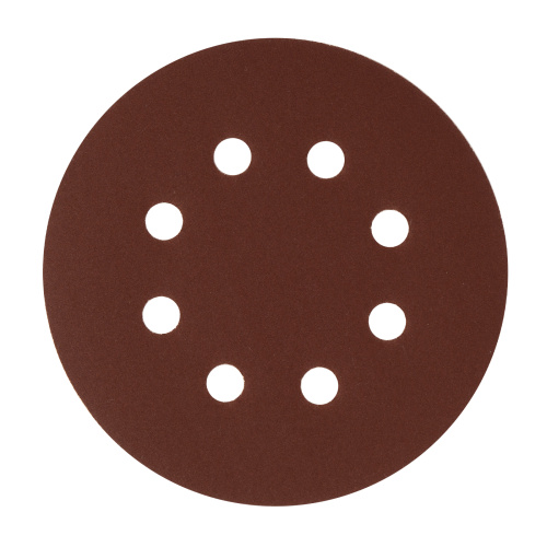 Круг абразивный на ворсовой подложке под "липучку", перфорированный, P 280, 125 мм, 5 шт Сибртех купить в Москве с доставкой по всей России | ProtosMarket.ru