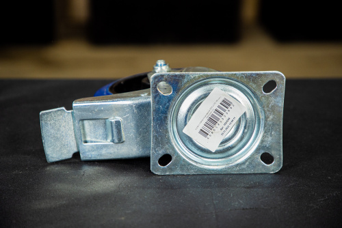 Колесо поворотное резина SRCLb 63 160 мм с тормозом (N) купить в Москве с доставкой по всей России | ProtosMarket.ru