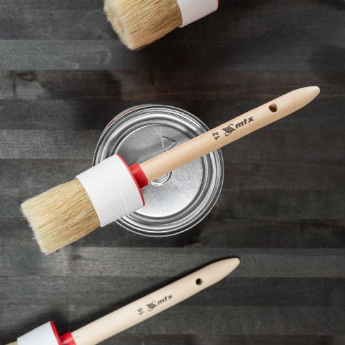 Кисть круглая №12 (45 мм) натуральная щетина, деревянная ручка MTX купить в Москве с доставкой по всей России | ProtosMarket.ru