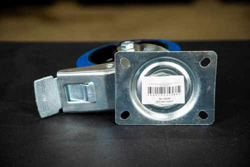 Колесо поворотное резина SRCLb 63 160 мм с тормозом (F) купить в Москве с доставкой по всей России | ProtosMarket.ru