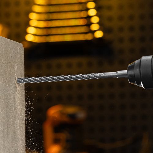 Бур по бетону, цельная крестовая пластина, 8x265 мм, SDS PLUS Denzel купить в Москве с доставкой по всей России | ProtosMarket.ru