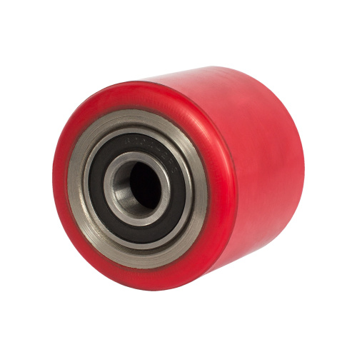 Ролик для гидравлических тележек с подшипниками, полиуретан, 80 х 70мм купить в Москве с доставкой по всей России | ProtosMarket.ru