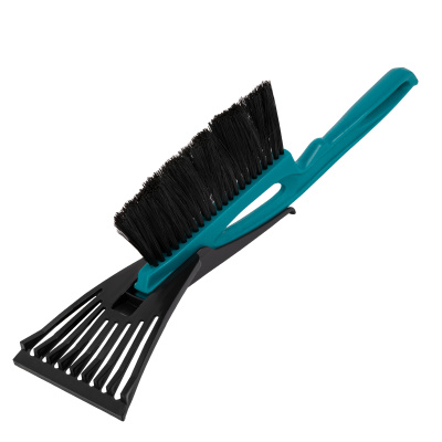 Щетка-сметка для снега со скребком 400 мм, бирюзовая Sparta купить в Москве с доставкой по всей России | ProtosMarket.ru