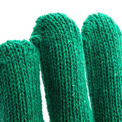 Перчатки трикотажные усиленные, гелевое ПВХ-покрытие, 7 класс, зеленые Сибртех купить в Москве с доставкой по всей России | ProtosMarket.ru