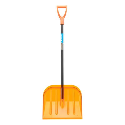 Лопата для уборки снега поликарбонат, 465х410х1390 мм, стальной черенок, усиленная Сибртех купить в Москве с доставкой по всей России | ProtosMarket.ru
