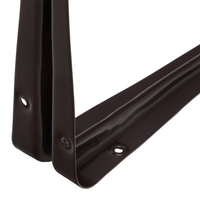 Кронштейн угловой с ребром, 200 х 250 мм, коричневый Сибртех купить в Москве с доставкой по всей России | ProtosMarket.ru