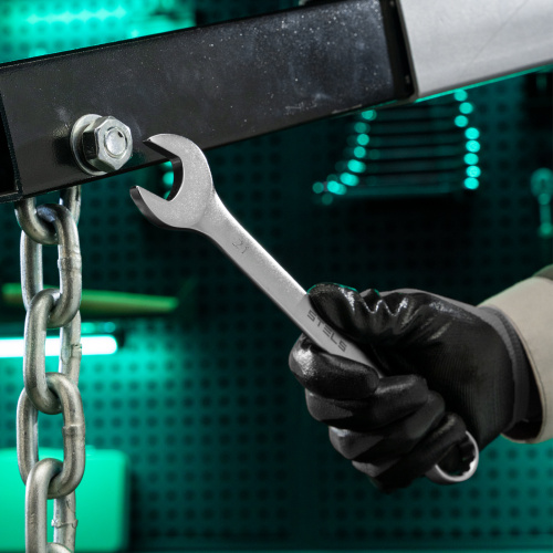 Ключ комбинированный, 21 мм, CrV, матовый хром Stels купить в Москве с доставкой по всей России | ProtosMarket.ru