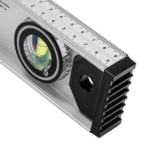 Уровень алюминиевый "Рельс", 2000 мм, 3 глазка (1 поворотный) Matrix купить в Москве с доставкой по всей России | ProtosMarket.ru