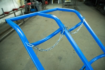 Тележка для газовых баллонов TOR ГБ-2, 2 баллона (250 литые колеса + 160 поворотное) купить в Москве с доставкой по всей России | ProtosMarket.ru