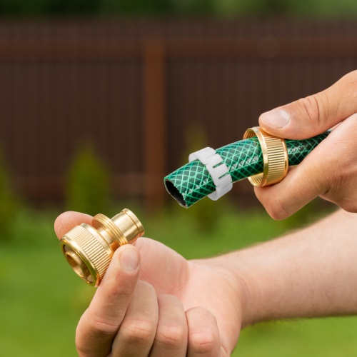 Муфта ремонтная для шланга, 3/4, латунная Palisad купить в Москве с доставкой по всей России | ProtosMarket.ru