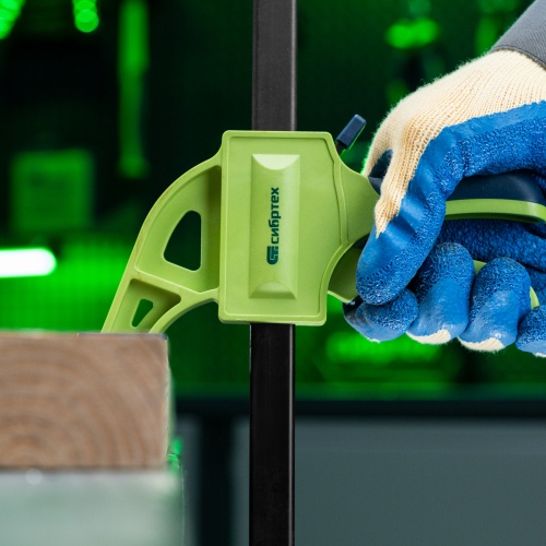 Струбцина F-образная, быстрозажимная, 600 х 70 х 820 мм, пластиковый корпус, фиксатор, двухкомпонентная рукоятка Сибртех купить в Москве с доставкой по всей России | ProtosMarket.ru