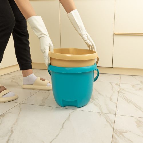 Ведро пластмассовое круглое 12 л, бирюзовое, Home Palisad купить в Москве с доставкой по всей России | ProtosMarket.ru