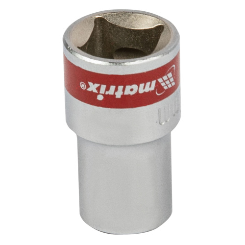 Головка торцевая, 12 мм, шестигранная, CrV, под квадрат 1/2, хромированная Matrix купить в Москве с доставкой по всей России | ProtosMarket.ru