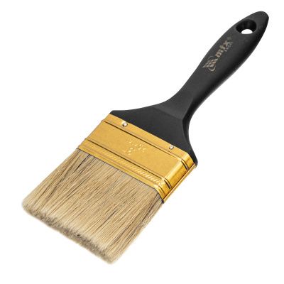 Кисть плоская "Профи" 3", натуральная щетина, пластмассовая ручка MTX купить в Москве с доставкой по всей России | ProtosMarket.ru