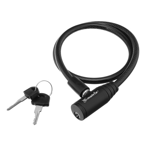 Замок тросовый универсальный, 8 х 650 мм Matrix купить в Москве с доставкой по всей России | ProtosMarket.ru