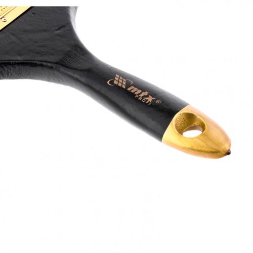 Кисть плоская "Профи" 4", натуральная щетина, деревянная ручка MTX купить в Москве с доставкой по всей России | ProtosMarket.ru