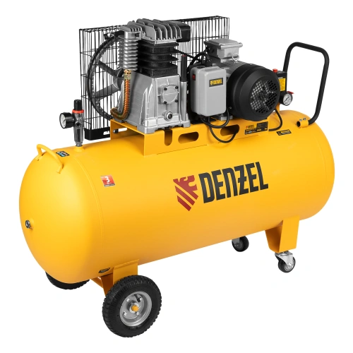 Компрессор воздушный BCI3000-T/200, ременный привод , 3.0 кВт, 200 литров, 530 л/мин Denzel по ценам производителя в Москве с доставкой по всей России