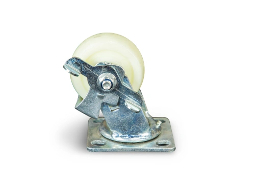 Колесо большегрузное поворотное SCdnb 42 100 мм полипропиленовое с тормозом по ценам производителя в Москве с доставкой по всей России