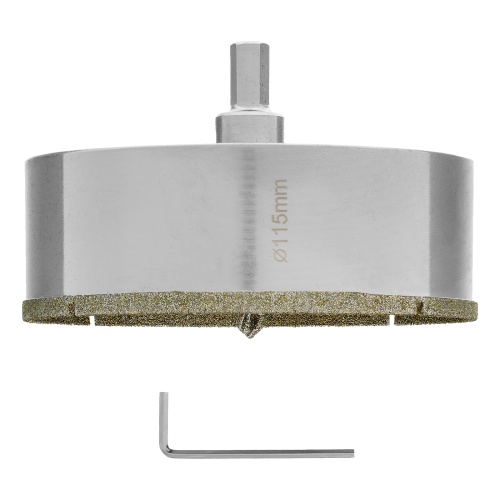 Сверло алмазное по керамограниту, 115 х 67 мм, трехгранный хвостовик Matrix купить в Москве с доставкой по всей России | ProtosMarket.ru