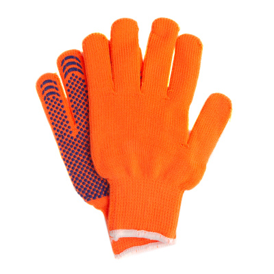 Перчатки полиакрилонитрильные плюшевого переплет, ПВХ "Точка", 10 кл, 58 гр Сибртех купить в Москве с доставкой по всей России | ProtosMarket.ru