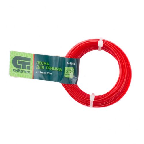 Леска для триммера треугольная, 1.3 мм х 15 м, Сибртех купить в Москве с доставкой по всей России | ProtosMarket.ru
