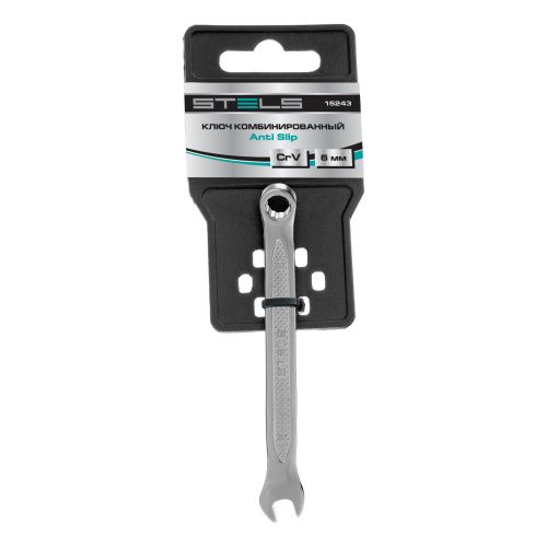 Ключ комбинированный, 6 мм, CrV, антислип Stels купить в Москве с доставкой по всей России | ProtosMarket.ru