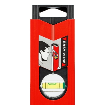 Уровень алюминиевый магнитный, 400 мм, фрезерованный, 3 глазка (1 зеркальный), усиленный Matrix купить в Москве с доставкой по всей России | ProtosMarket.ru