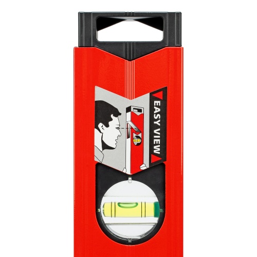 Уровень алюминиевый магнитный, 400 мм, фрезерованный, 3 глазка (1 зеркальный), усиленный Matrix купить в Москве с доставкой по всей России | ProtosMarket.ru