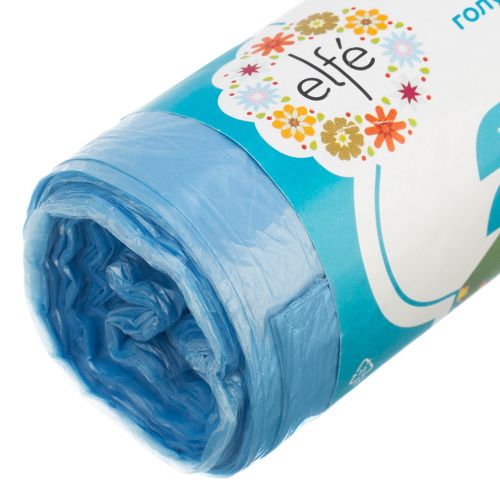 Пакеты для мусора 30 л х 30 шт, голубые, Elfe купить в Москве с доставкой по всей России | ProtosMarket.ru