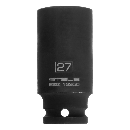 Головка ударная удлиненная шестигранная, 27 мм, 1/2, CrMo Stels купить в Москве с доставкой по всей России | ProtosMarket.ru