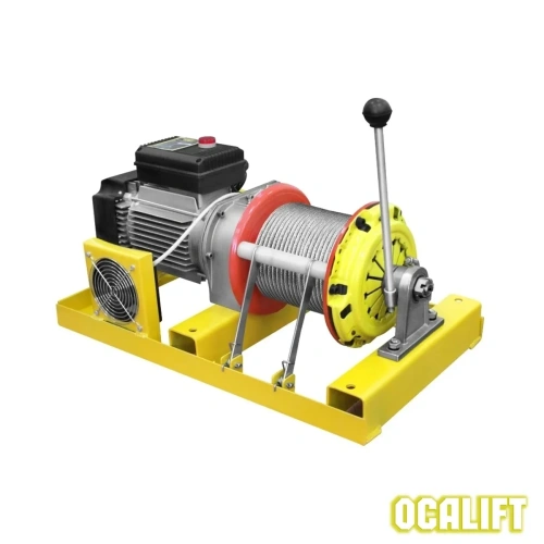 Лебёдка строительная OCALIFT TSA-CL 300/600кг 60м 220в СВОБОДНЫЙ спуск (алюминиевый корпус) купить в Москве с доставкой по всей России | ProtosMarket.ru