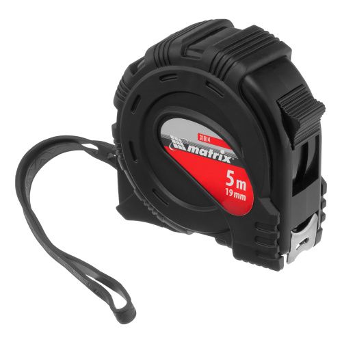 Рулетка Black,5 м х 19 мм,обрезиненный корпус Matrix купить в Москве с доставкой по всей России | ProtosMarket.ru