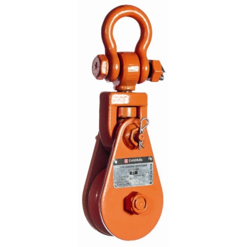 Блок шкивовый однорольный с проушиной 4 т, D каната 18 - 20 мм LS, СибТаль купить в Москве с доставкой по всей России | ProtosMarket.ru
