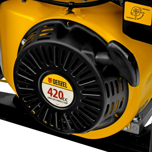 Генератор бензиновый GE 6900, 5.5 кВт, 220 В/50 Гц, 25 л, ручной старт Denzel купить в Москве с доставкой по всей России | ProtosMarket.ru