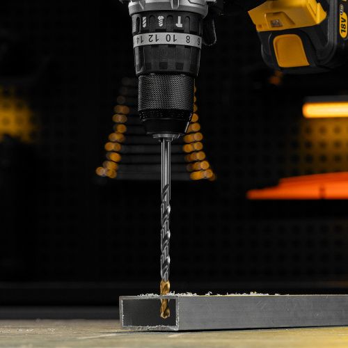 Сверло спиральное по металлу 7,5 х 156 мм, Р6М5, Golden Tip, удлиненное Denzel купить в Москве с доставкой по всей России | ProtosMarket.ru