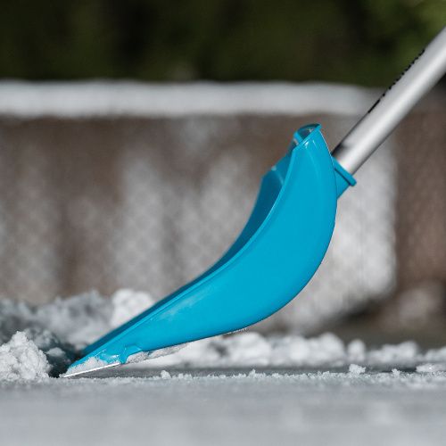 Лопата-скрепер для уборки снега, полипропилен, 460х320х1300 мм, алюминиевый черенок, ПВХ, LUXE Palisad купить в Москве с доставкой по всей России | ProtosMarket.ru