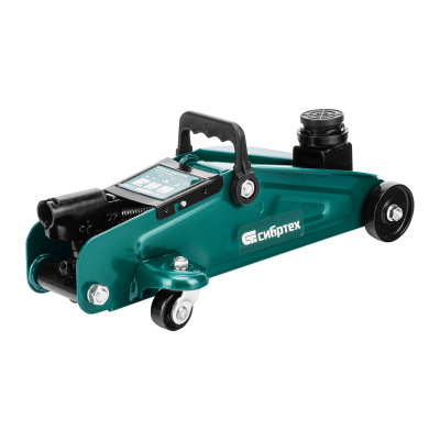 Домкрат гидравлический подкатной, 2 т, 127-330 мм, в пласт. кейсе Сибртех по ценам производителя в Москве с доставкой по всей России