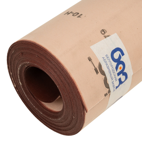 Шкурка на тканевой основе, зернистость № 10, 800 мм х 30 м, "БАЗ" купить в Москве с доставкой по всей России | ProtosMarket.ru