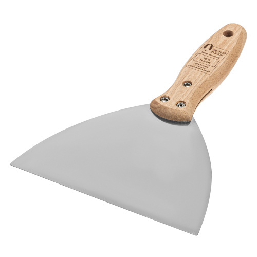 Шпательная лопатка из нержавеющей стали, 150 мм, буковая рукоятка, EFP Matrix купить в Москве с доставкой по всей России | ProtosMarket.ru