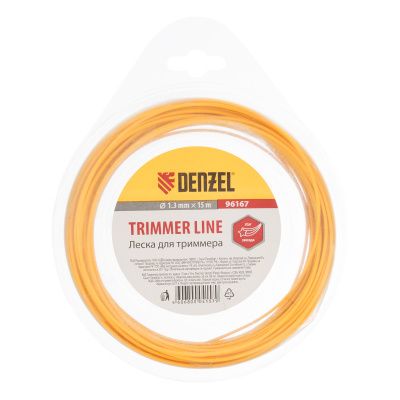 Леска для триммера, звезда, 1.3 мм х 15 м Denzel купить в Москве с доставкой по всей России | ProtosMarket.ru